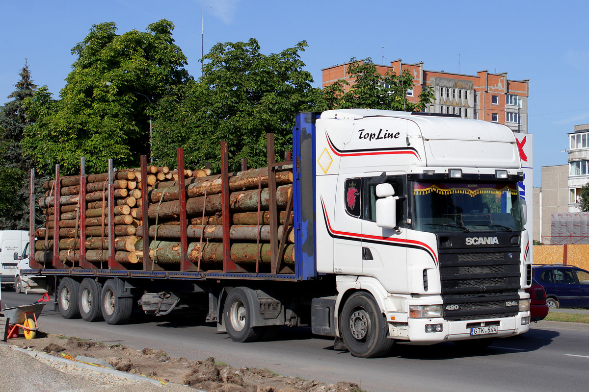 Литва, № GTK 644 — Scania ('1996) R124L