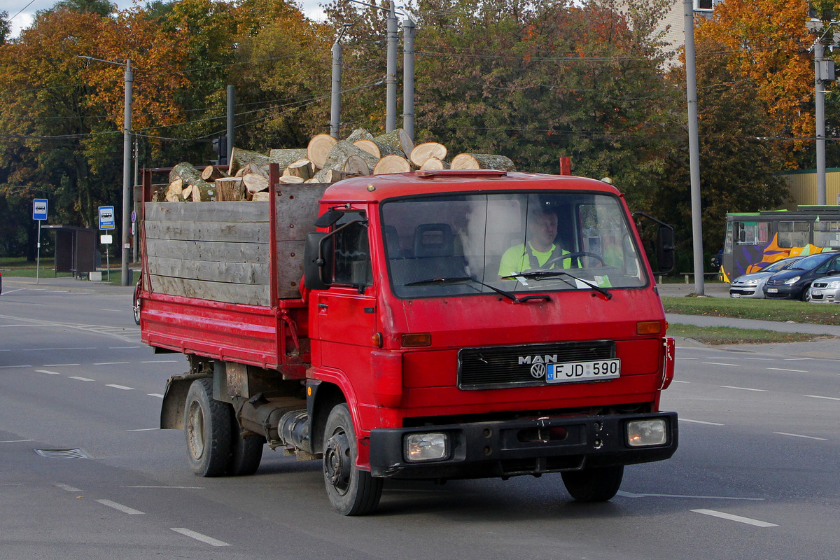 Литва, № FJD 590 — MAN Volkswagen G90