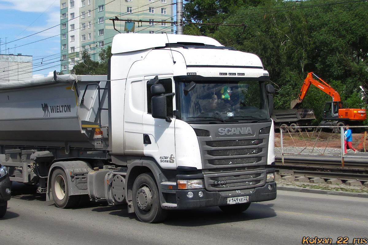 Алтайский край, № У 149 ХЕ 22 — Scania ('2013) G440