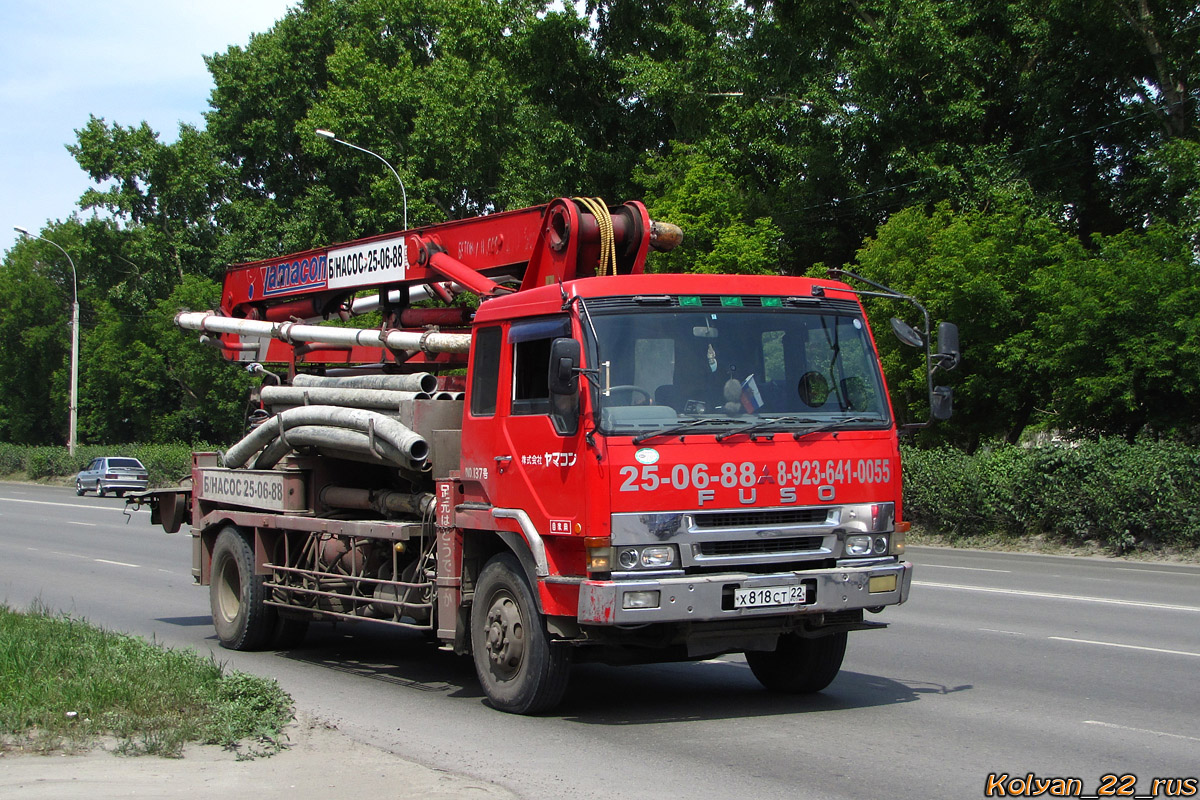 Алтайский край, № Х 818 СТ 22 — Mitsubishi Fuso (общая модель)