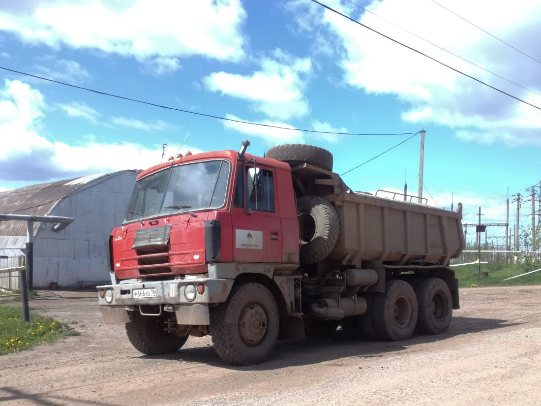 Удмуртия, № Р 666 АО 18 — Tatra 815-2 S1