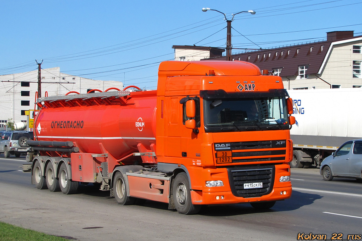 Алтайский край, № Р 415 СК 22 — DAF XF105 FT