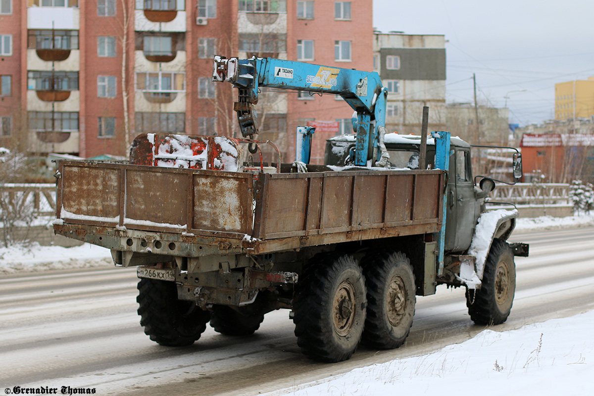 Саха (Якутия), № В 266 КХ 14 — Урал-375 (общая модель)