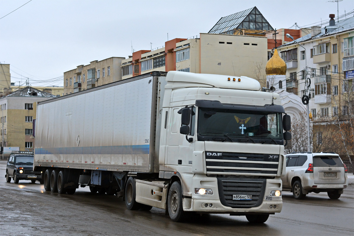 Приморский край, № А 856 АС 125 — DAF XF105 FT