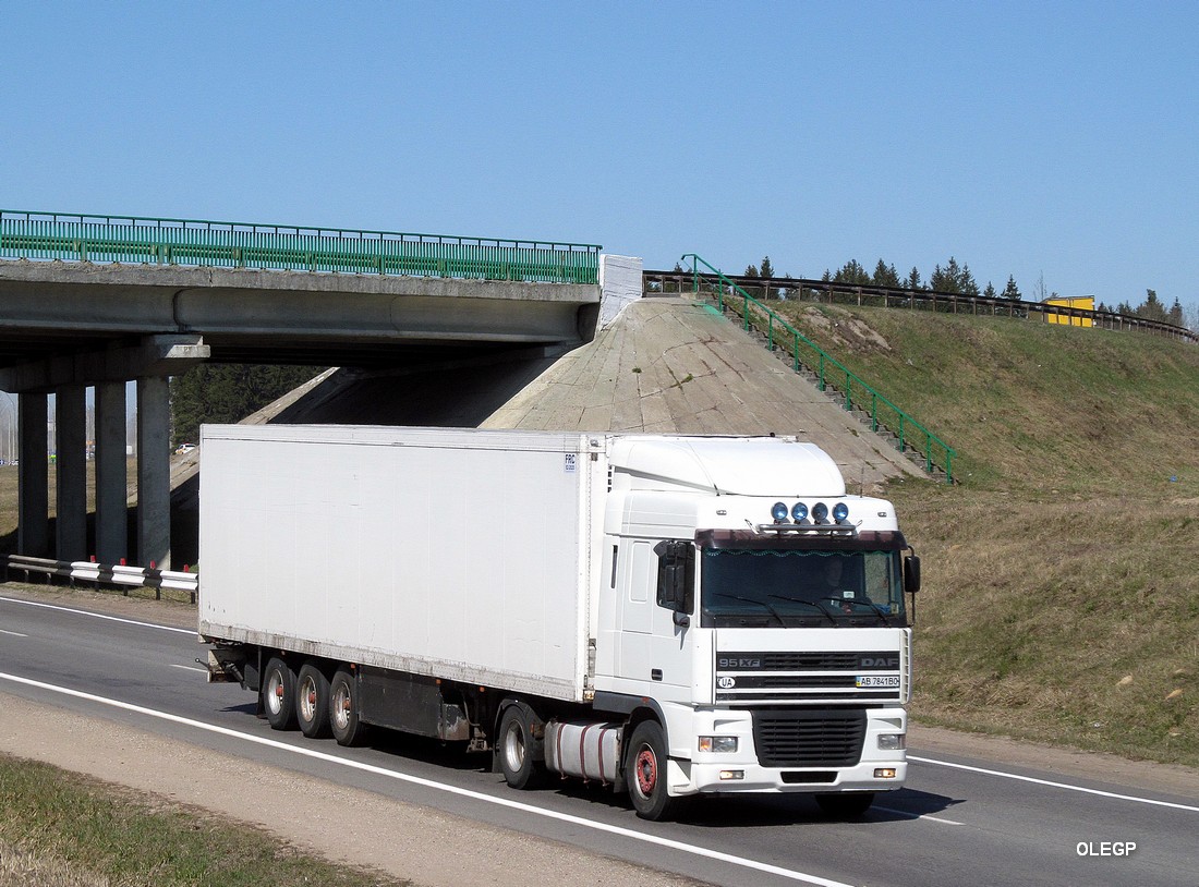 Винницкая область, № АВ 7841 ВО — DAF XF95 FT