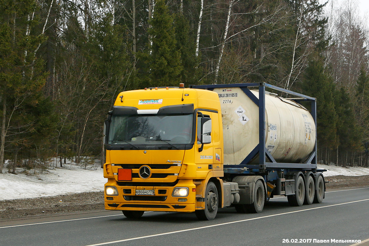 Санкт-Петербург, № В 866 МО 178 — Mercedes-Benz Actros ('2009) 1841