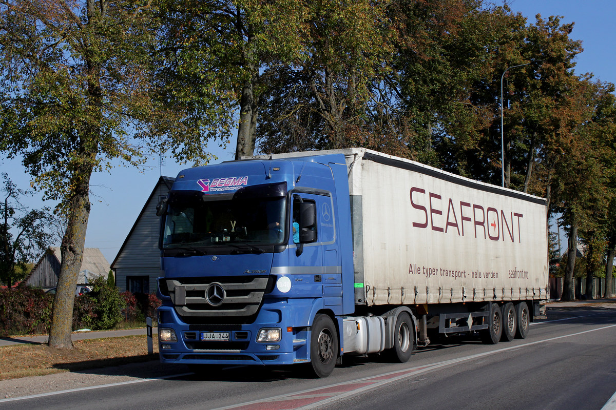 Литва, № JJA 344 — Mercedes-Benz Actros ('2009) 1844