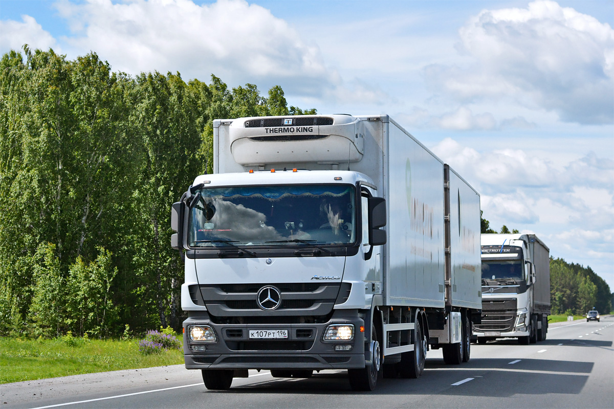 Свердловская область, № К 107 РТ 196 — Mercedes-Benz Actros '09 2541 [Z9M]