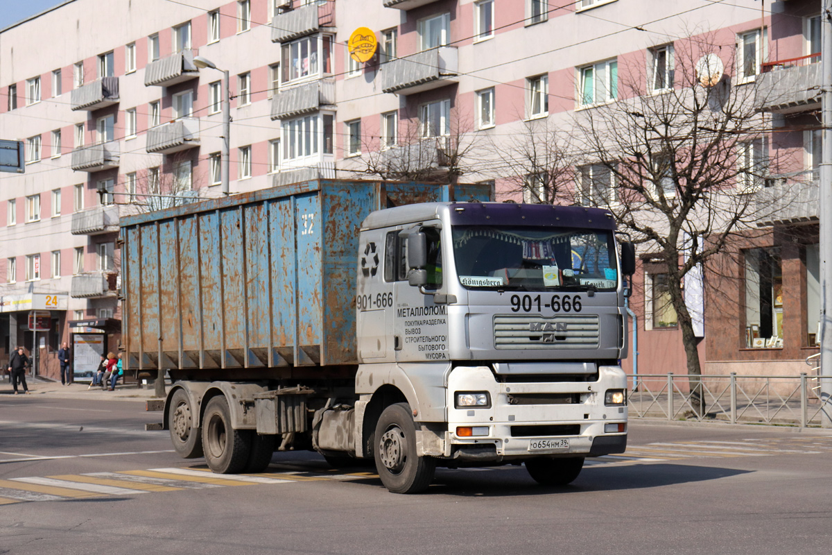 Калининградская область, № О 654 НМ 39 — MAN TGA (общая модель)