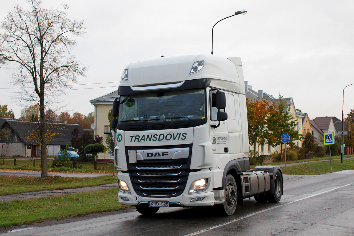 Литва, № KRD 026 — DAF XF Euro6 FT