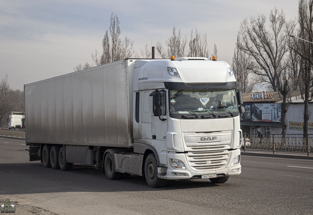 Шымкент, № 667 AWA 17 — DAF XF Euro6 FT