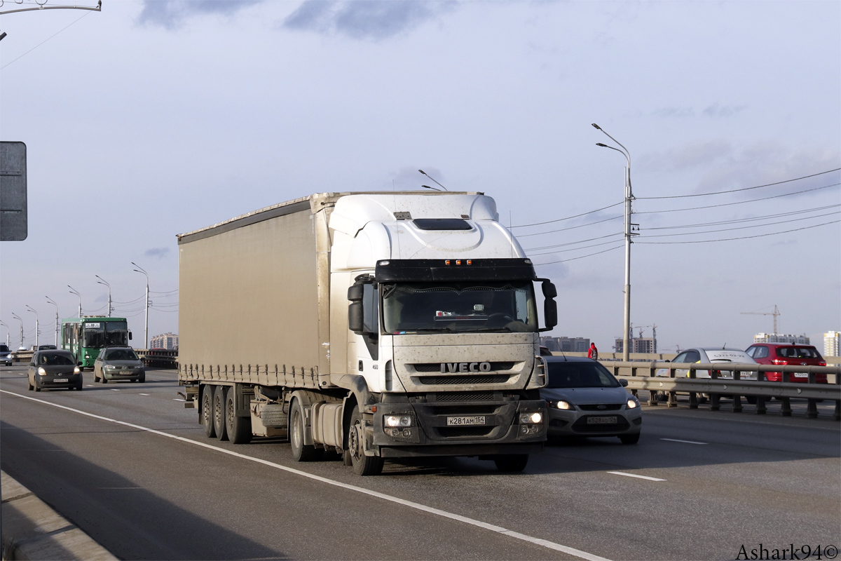 Новосибирская область, № К 281 АМ 154 — IVECO Stralis ('2007) 450