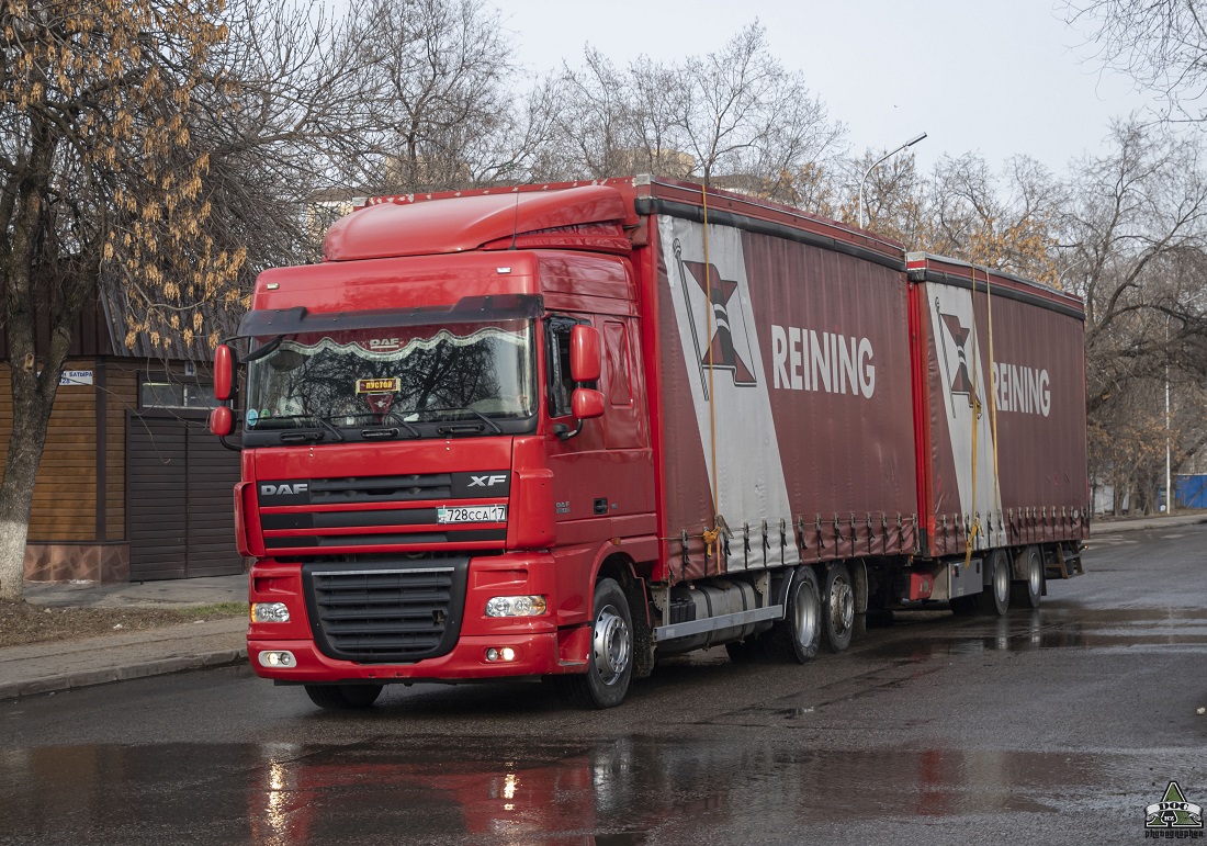 Шымкент, № 728 CCA 17 — DAF XF105 FAR