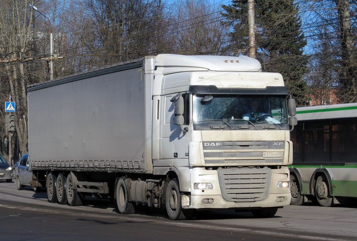 Москва, № Е 375 РН 197 — DAF XF105 FT