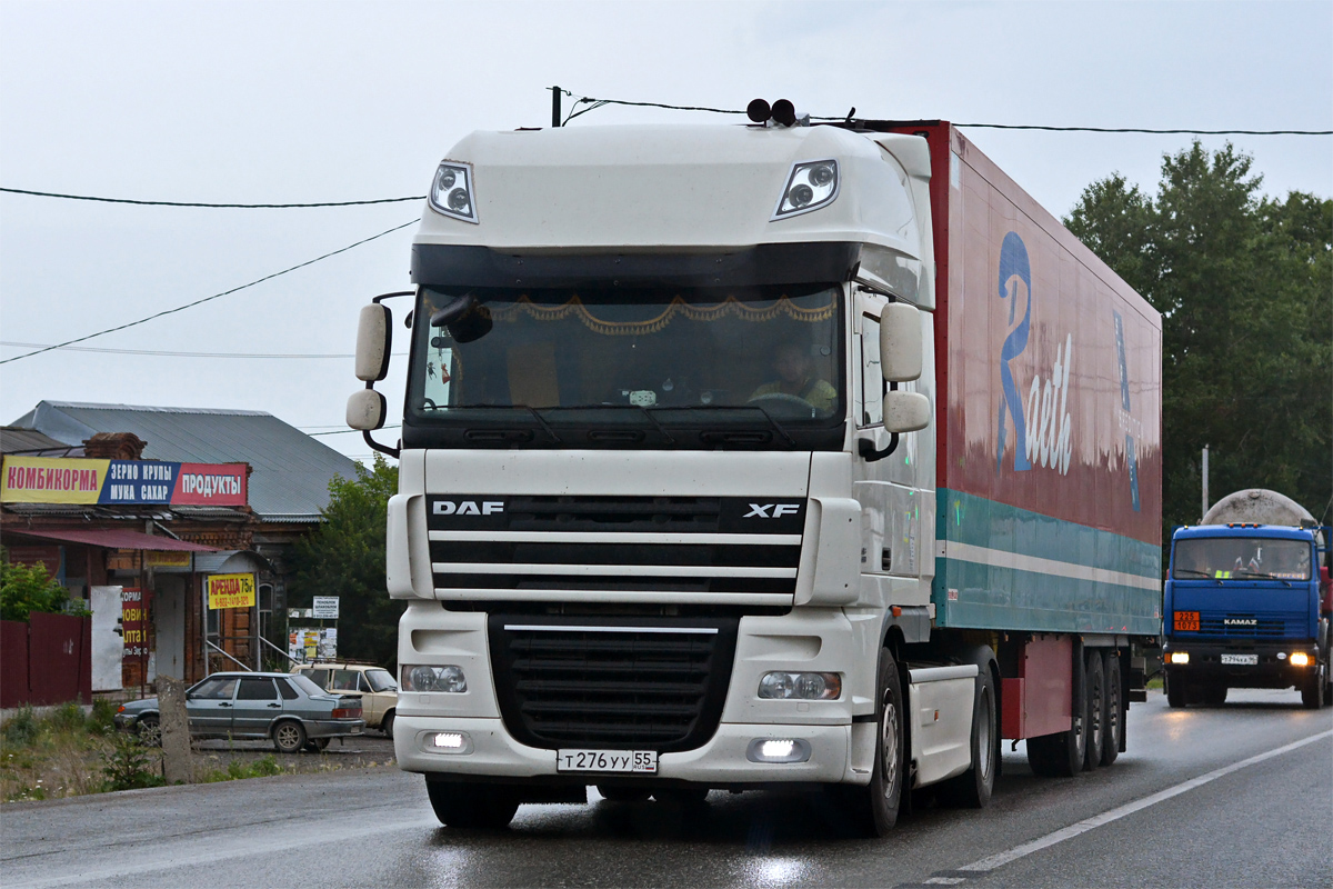 Омская область, № Т 276 УУ 55 — DAF XF105 FT