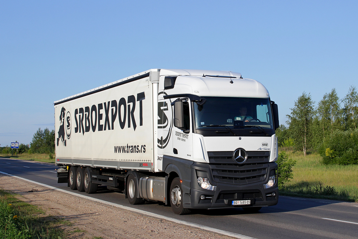 Сербия, № 347 — Mercedes-Benz Actros ('2011) 1845