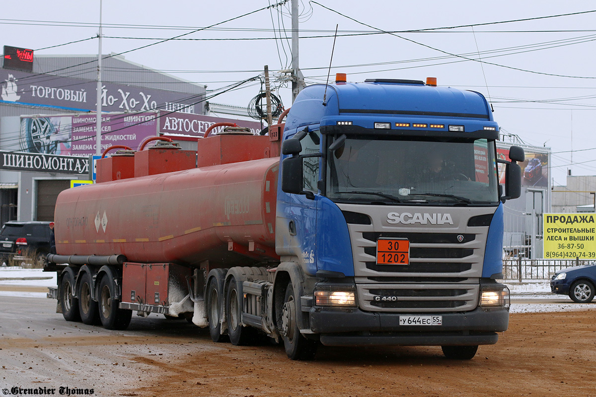 Омская область, № У 644 ЕС 55 — Scania ('2013) G440
