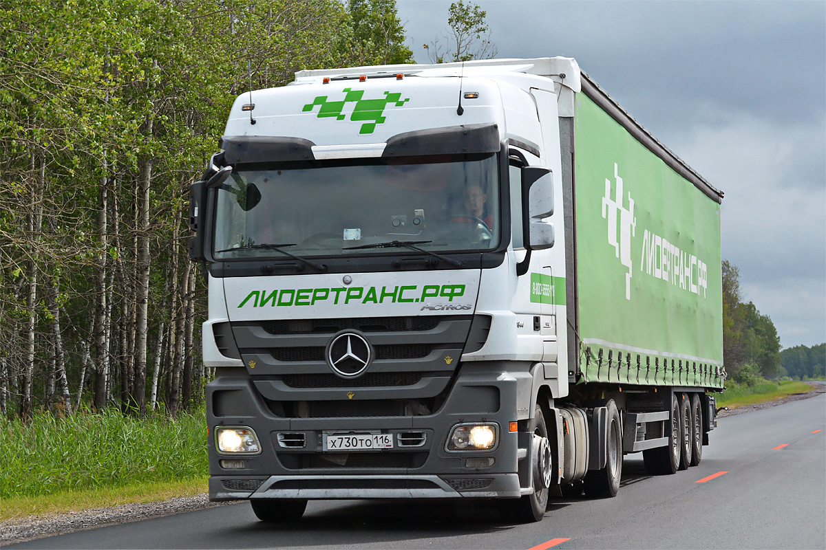 Татарстан, № Х 730 ТО 716 — Mercedes-Benz Actros ('2009)