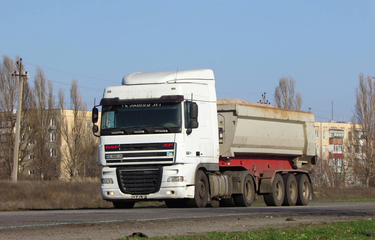 Днепропетровская область, № АЕ 3880 ІМ — DAF XF105 FT