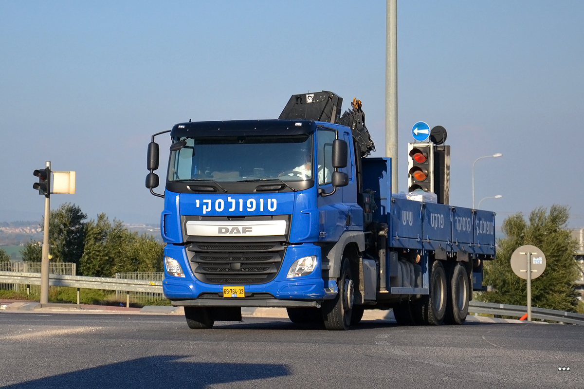 Израиль, № 69-764-33 — DAF CF Euro6 (общая модель)