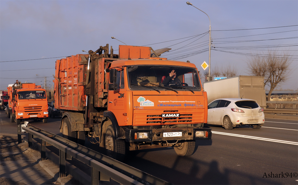 Красноярский край, № Е 329 ОЕ 124 — КамАЗ-43253-G5; Красноярский край, № Е 523 УТ 24 — КамАЗ-43253-A3