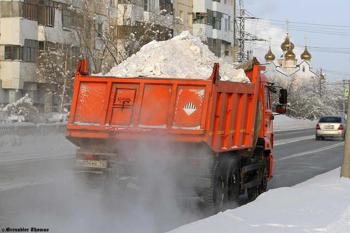 Саха (Якутия), № Т 804 МЕ 14 — КамАЗ-65115-N3