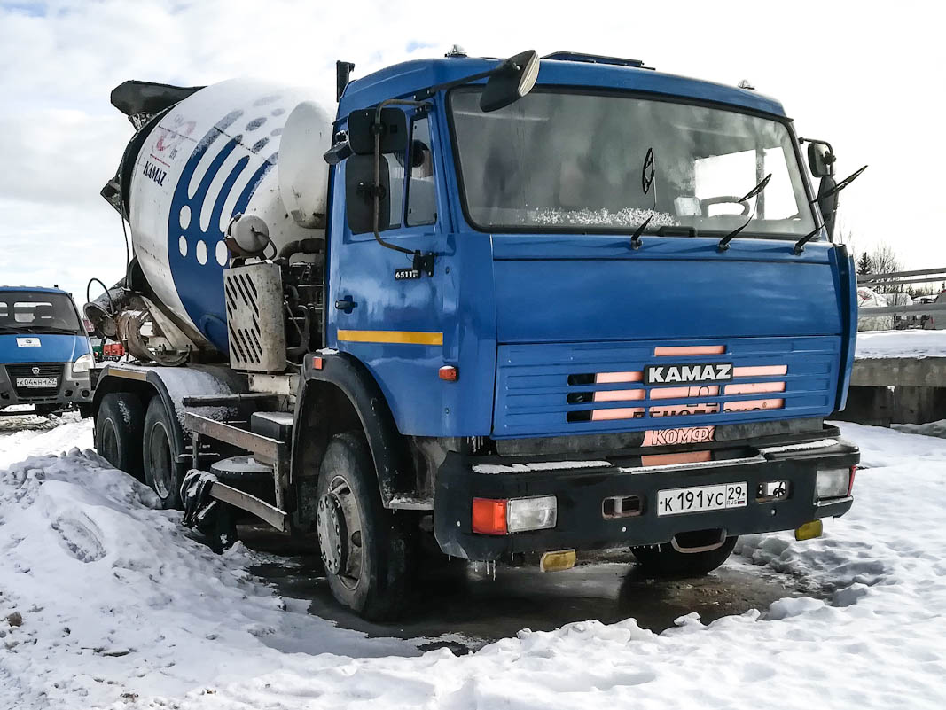 Архангельская область, № К 191 УС 29 — КамАЗ-65115-62