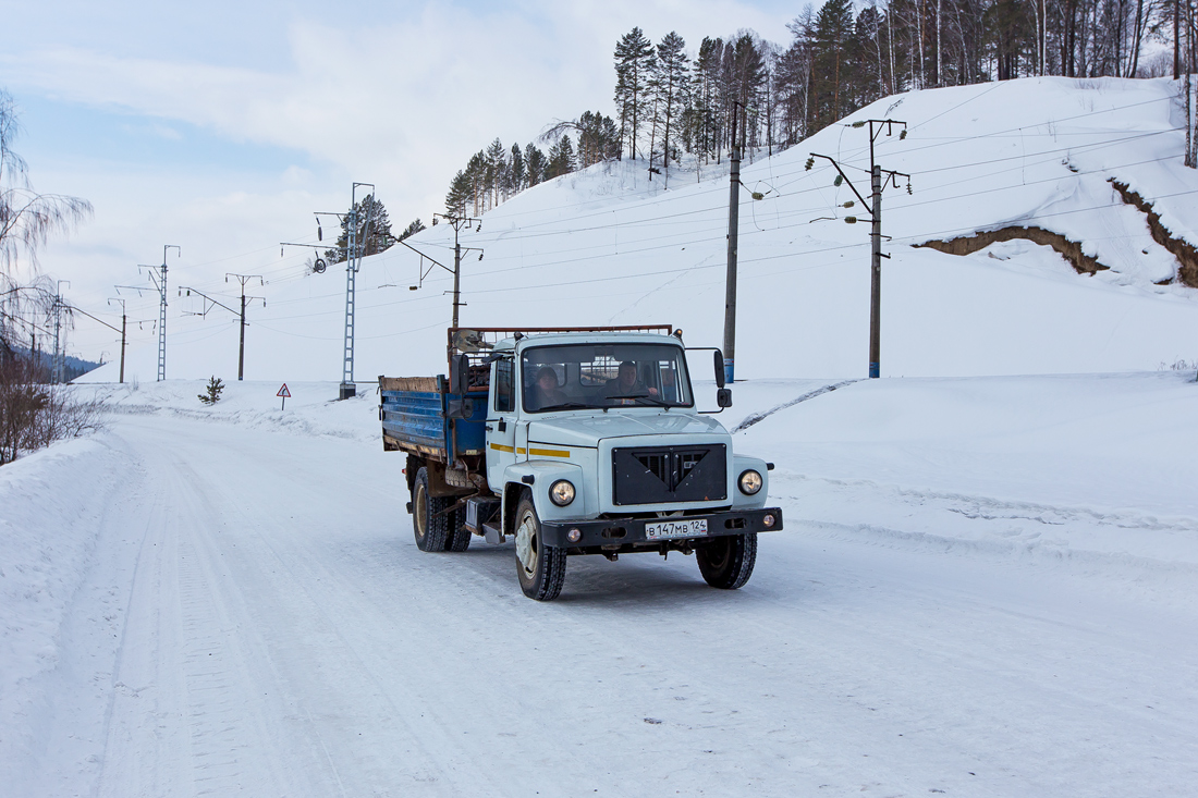 Красноярский край, № В 147 МВ 124 — ГАЗ-3309