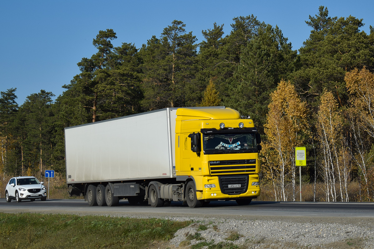 Алтайский край, № О 856 ХЕ 22 — DAF XF105 FT