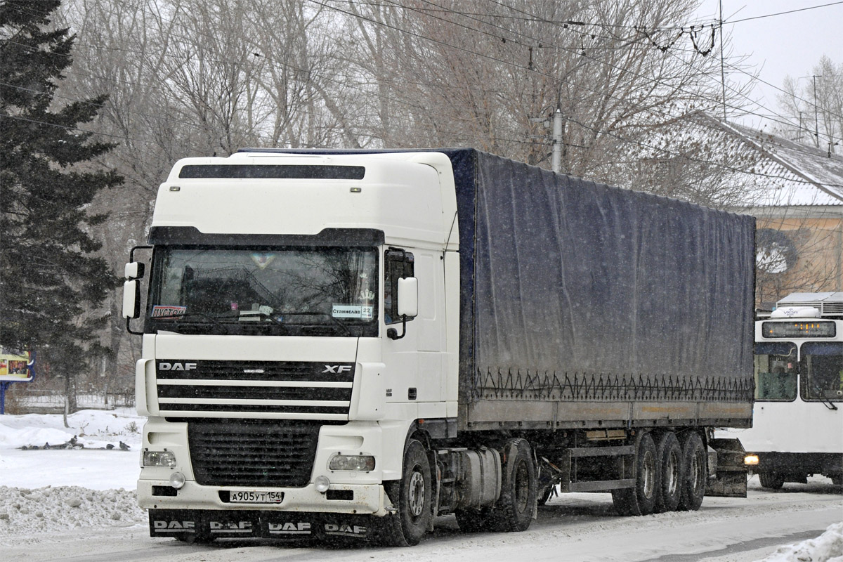 Новосибирская область, № А 905 УТ 154 — DAF XF95 FT