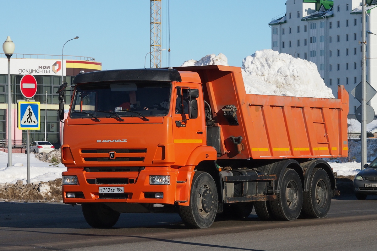 Ханты-Мансийский автоном.округ, № Т 712 АС 186 — КамАЗ-6520-73