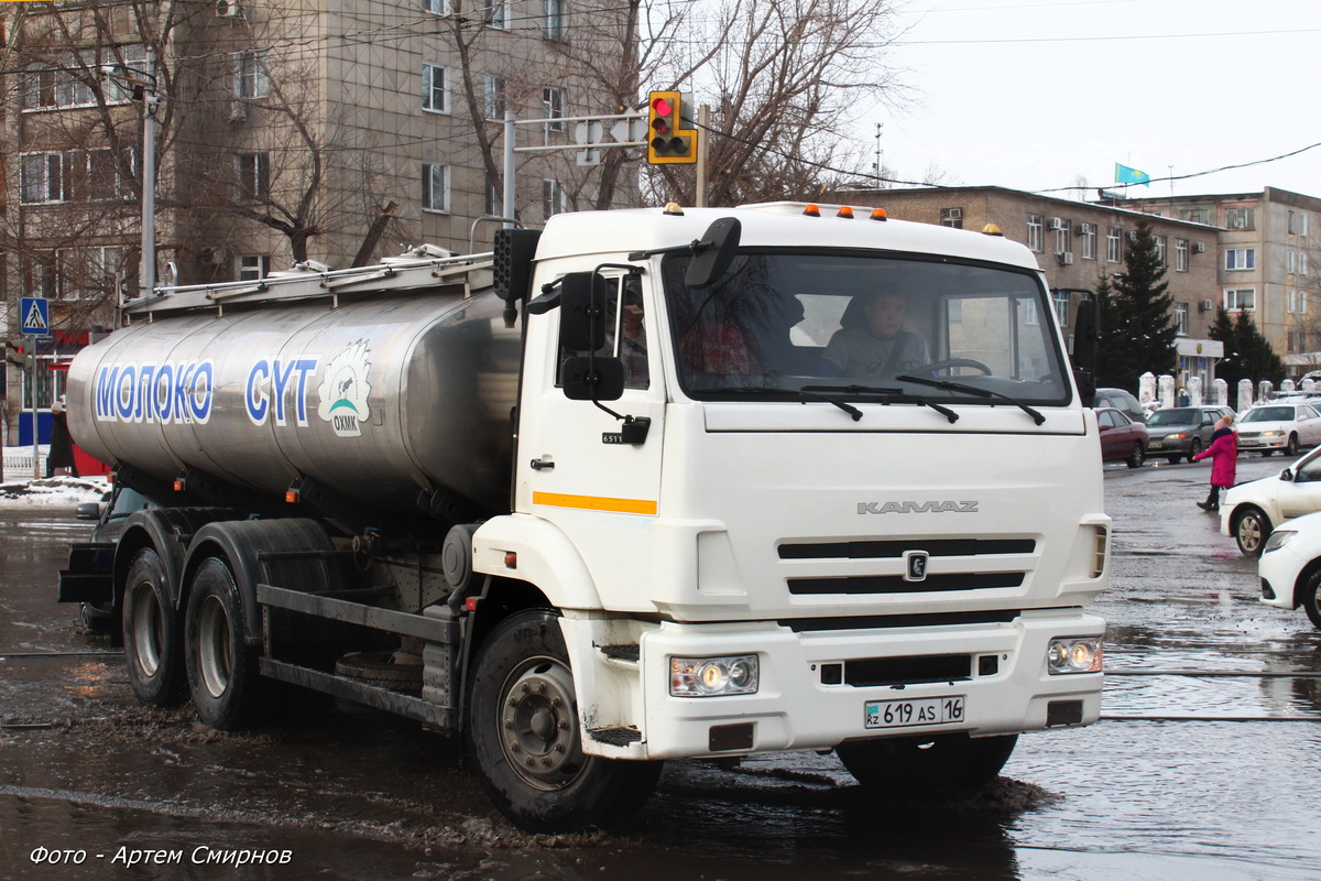 Восточно-Казахстанская область, № 619 AS 16 — КамАЗ-65115 (общая модель)