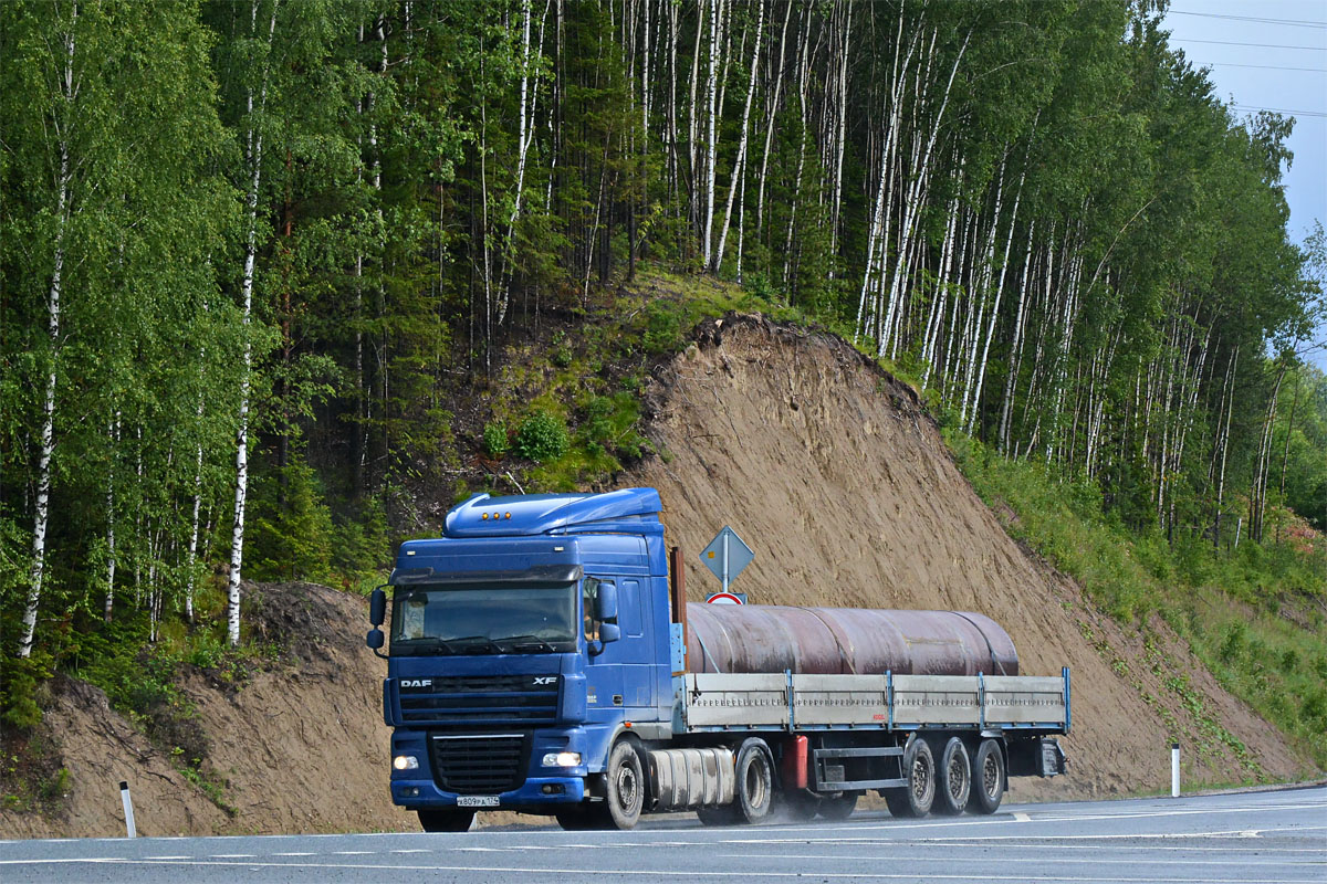 Челябинская область, № Х 809 РА 174 — DAF XF105 FT