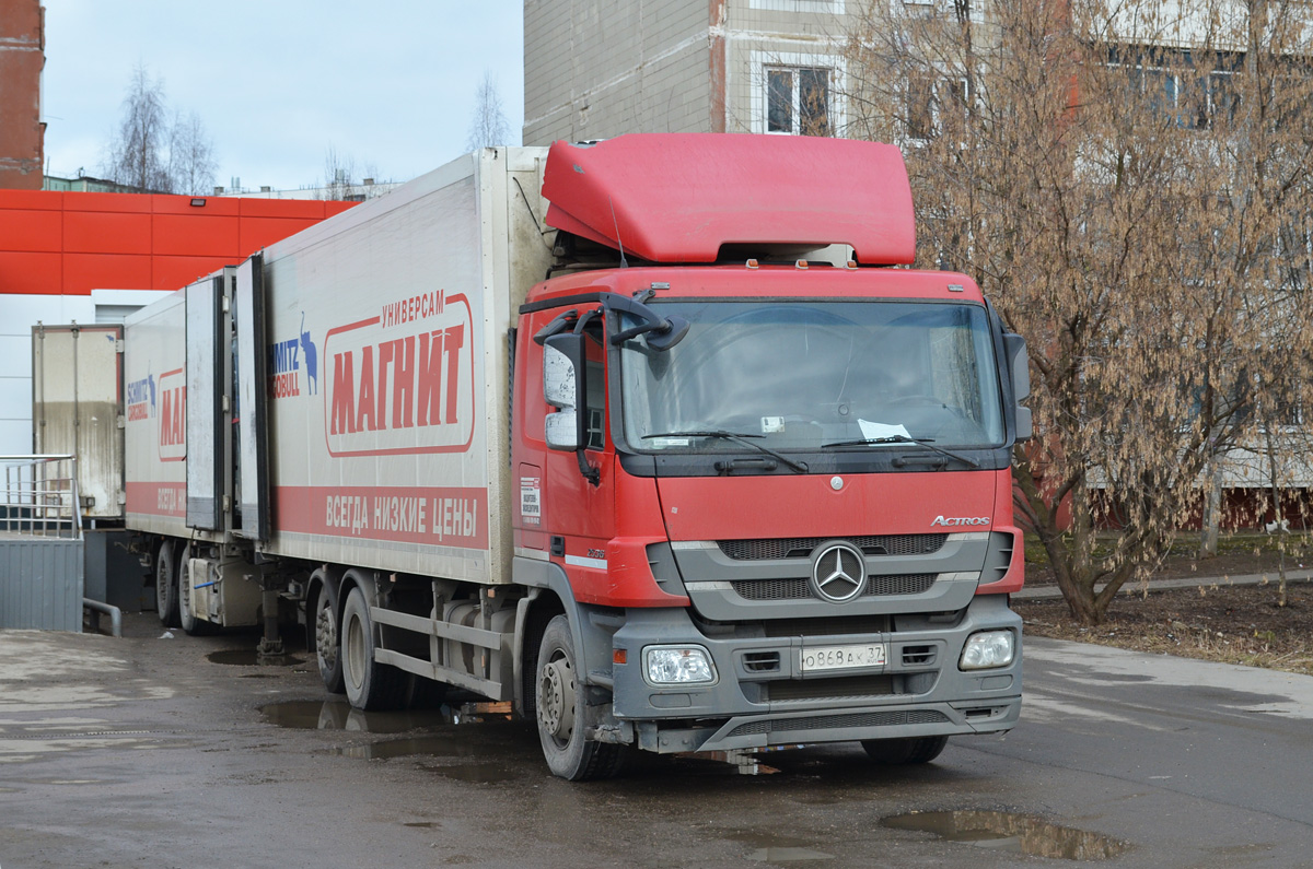 Тульская область, № О 868 АК 37 — Mercedes-Benz Actros ('2009) 2536