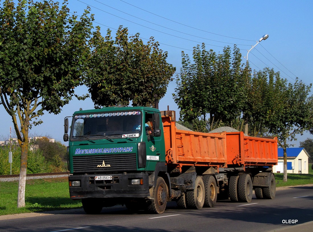 Могилёвская область, № АВ 0583-6 — МАЗ-6501 (общая модель)