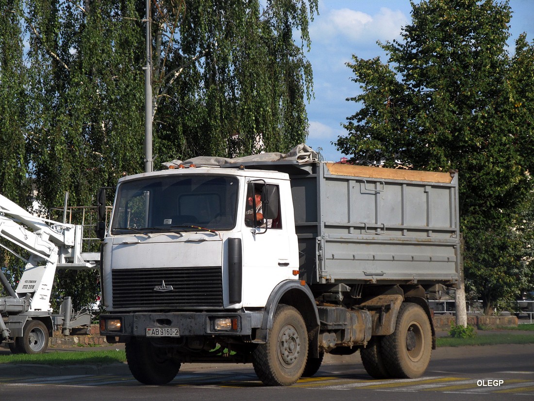 Витебская область, № АВ 9160-2 — МАЗ-5551 (общая модель)