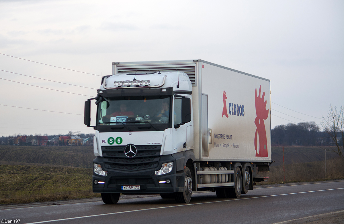 Польша, № WZ 5917X — Mercedes-Benz Actros ('2011) 2543