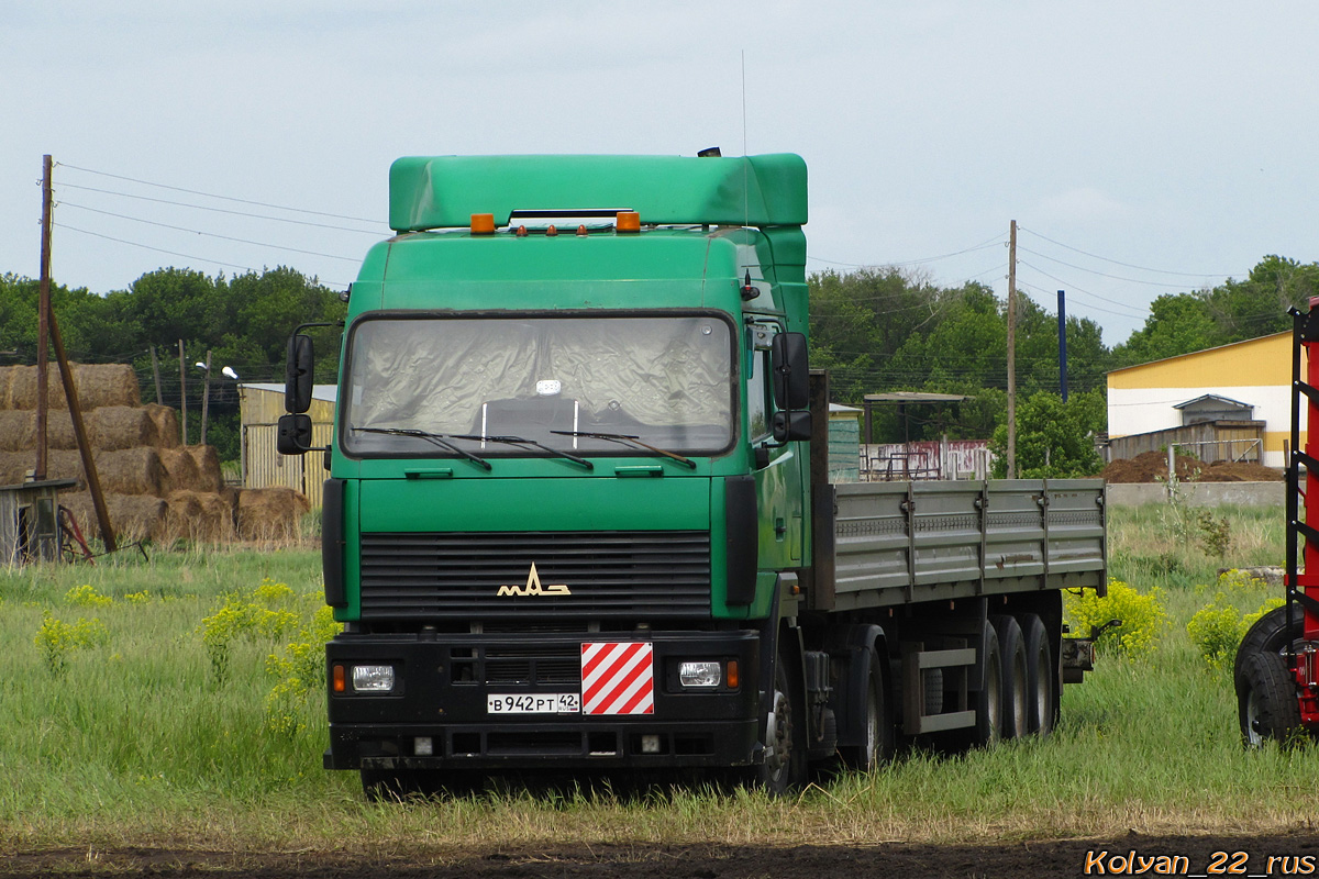 Кемеровская область, № В 942 РТ 42 — МАЗ-544008