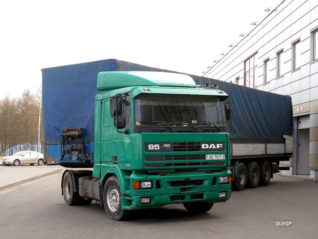 Витебская область, № АЕ 7617-2 — DAF 95 FT