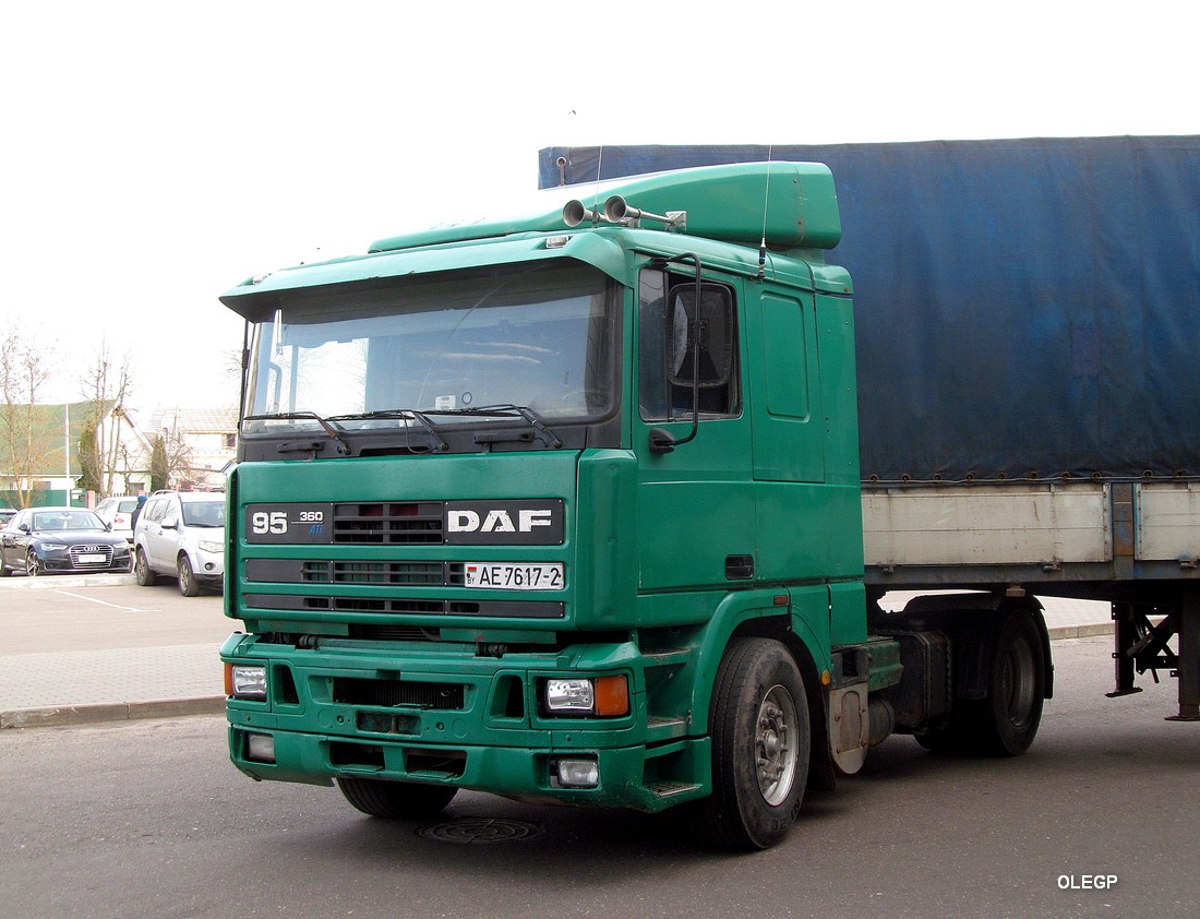 Витебская область, № АЕ 7617-2 — DAF 95 FT