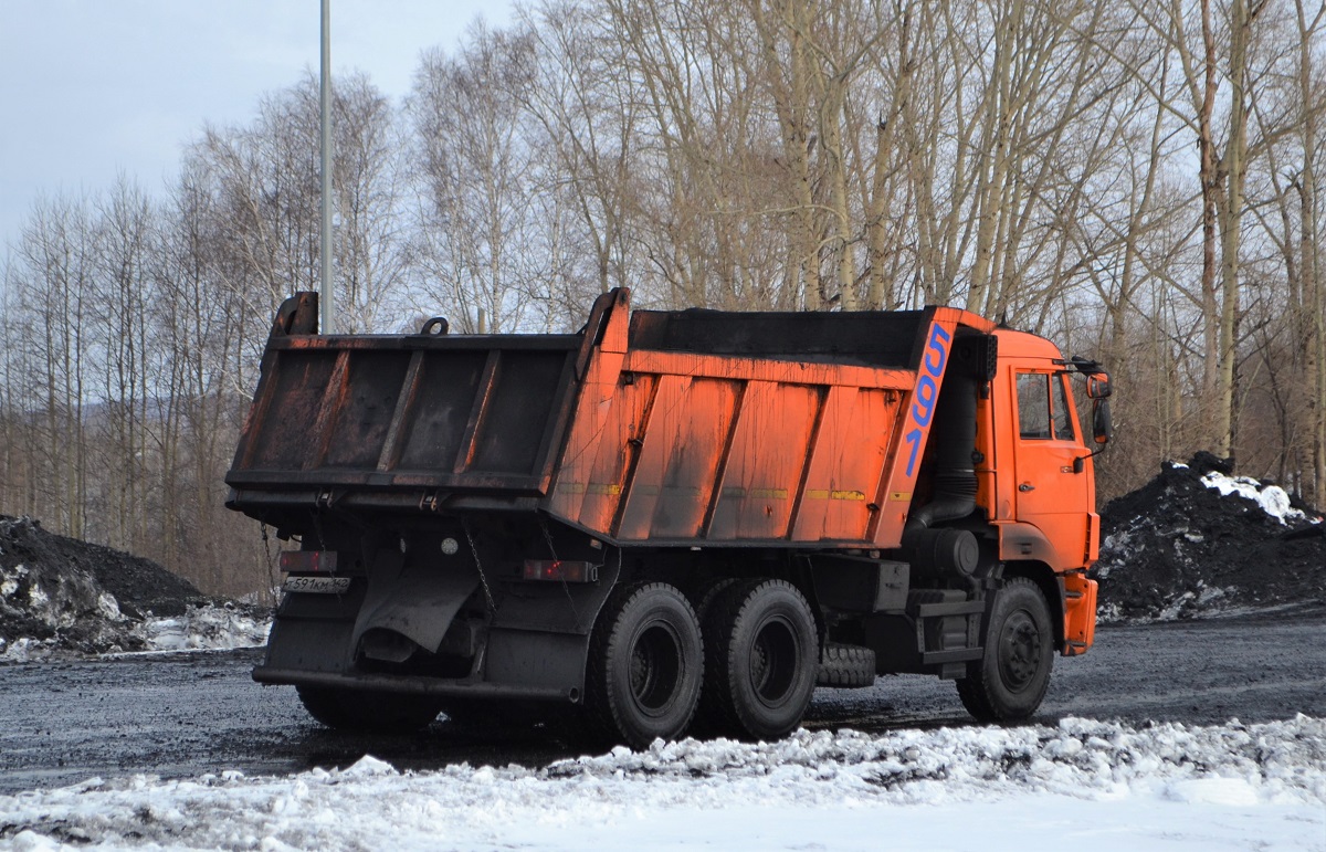 Кемеровская область, № 591 — КамАЗ-65115-L4