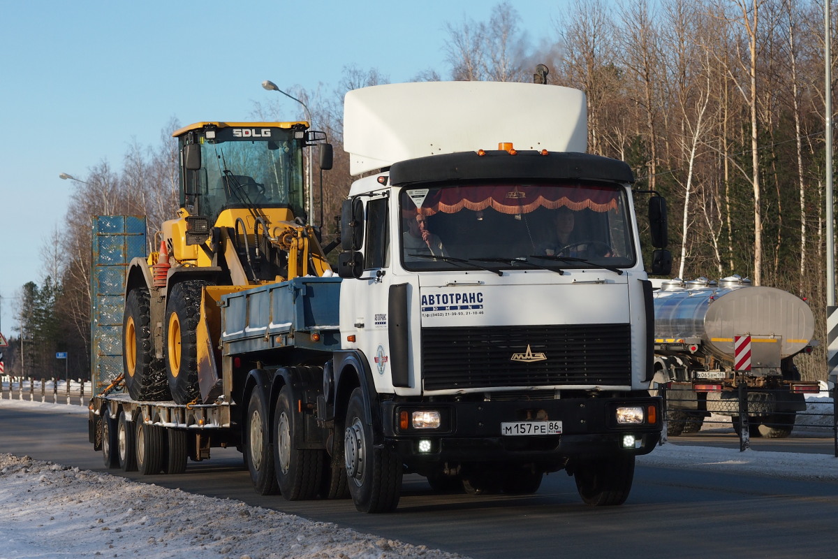 Ханты-Мансийский автоном.округ, № М 157 РЕ 86 — МАЗ-642205