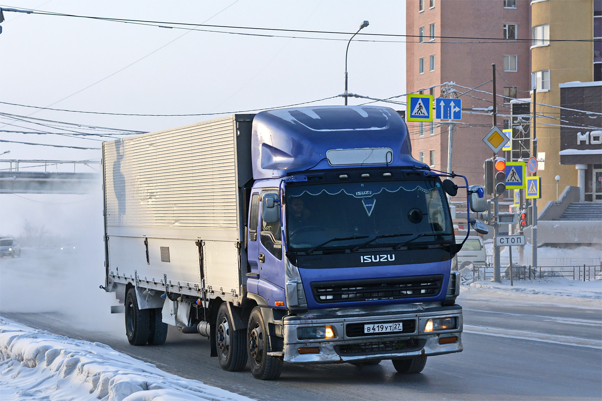 Хабаровский край, № В 419 УТ 27 — Isuzu Giga (общая модель)