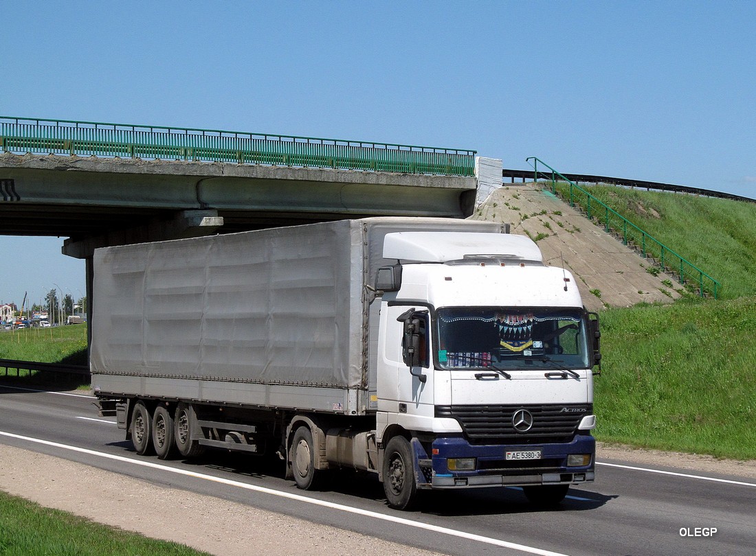 Гомельская область, № АЕ 5380-3 — Mercedes-Benz Actros ('1997)