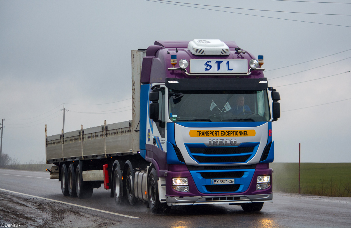 Хмельницкая область, № ВХ 3821 СЕ — IVECO Stralis ('2012) 500