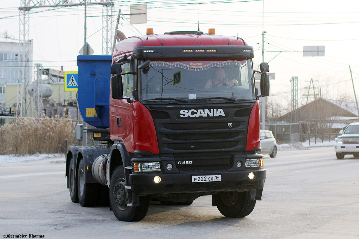 Саха (Якутия), № Е 222 КХ 14 — Scania ('2013) G480