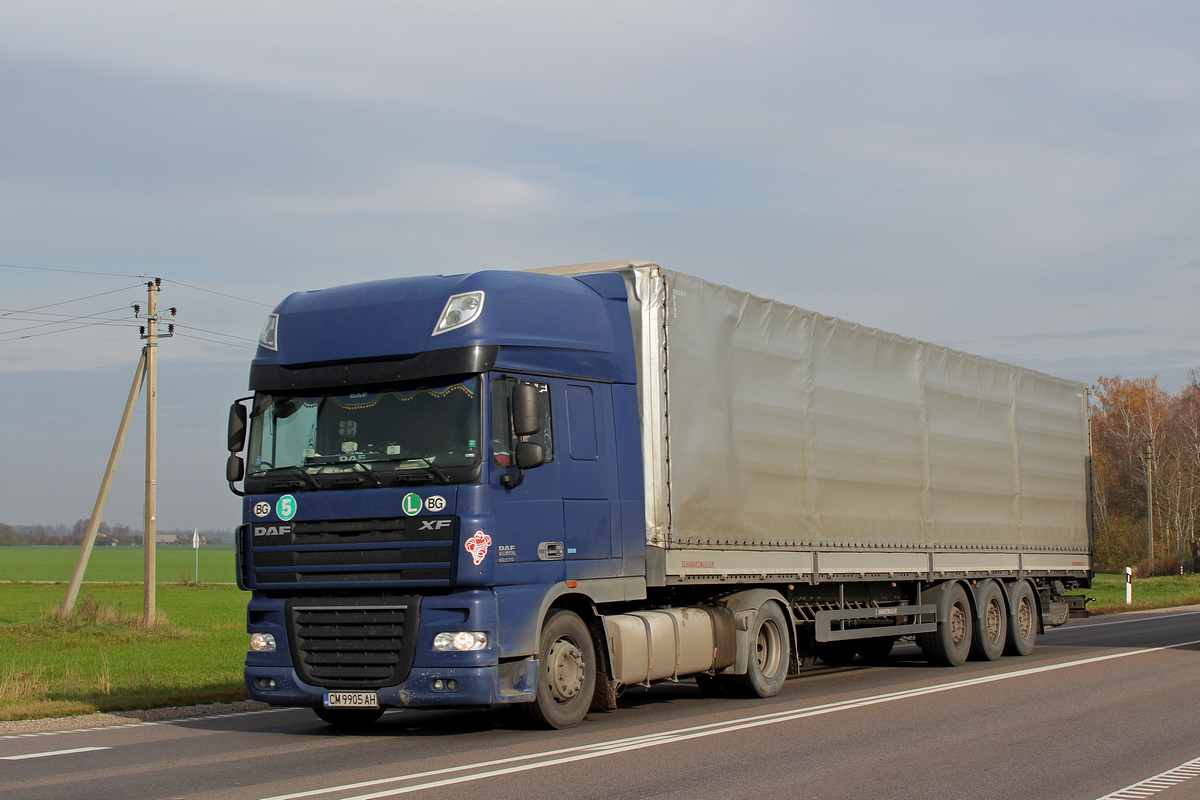 Болгария, № CM 9005 AH — DAF XF105 FT