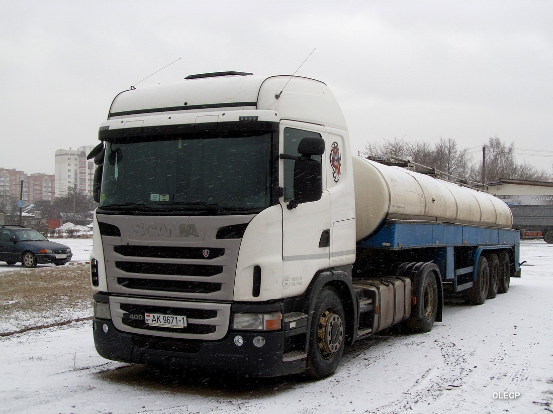 Брестская область, № АК 9671-1 — Scania ('2009) R400