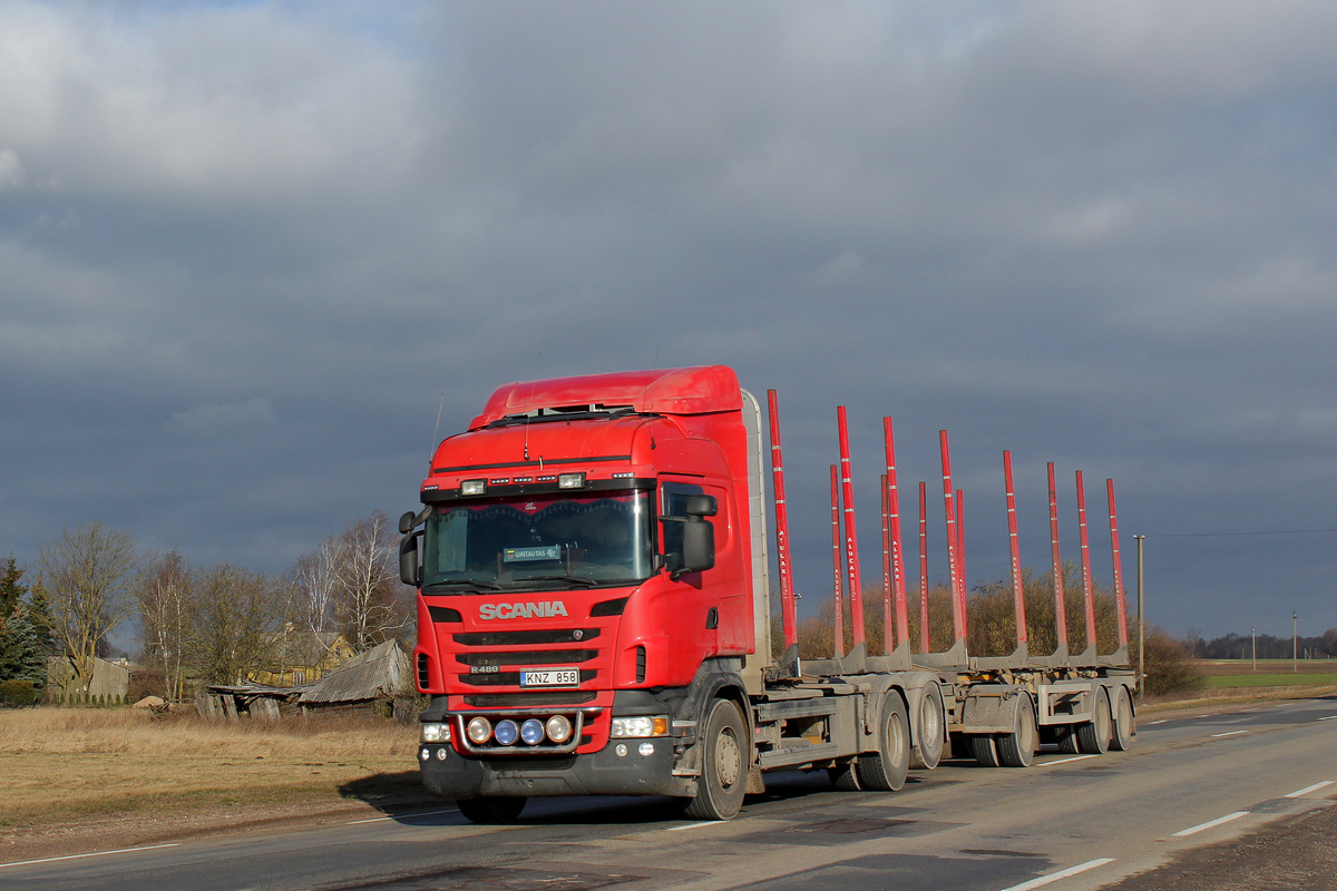 Литва, № KNZ 858 — Scania ('2009) R480