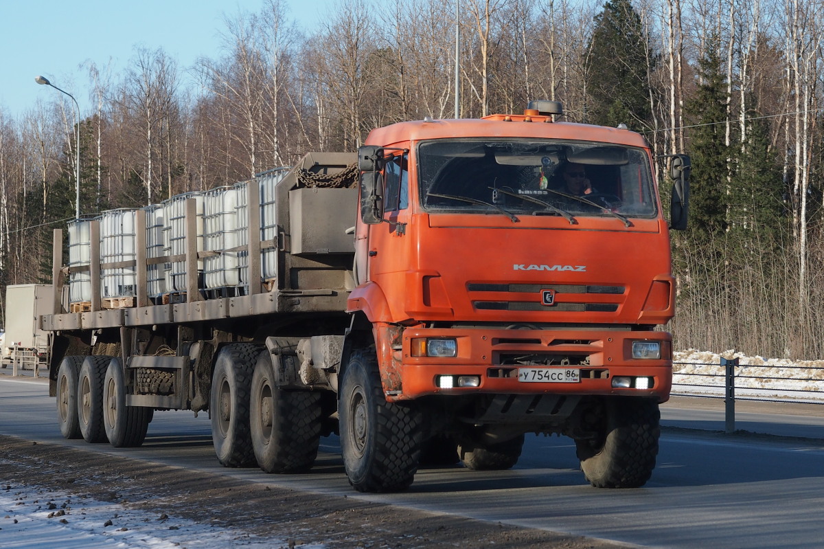 Ханты-Мансийский автоном.округ, № У 754 СС 86 — КамАЗ-65225-22 [65225Y]